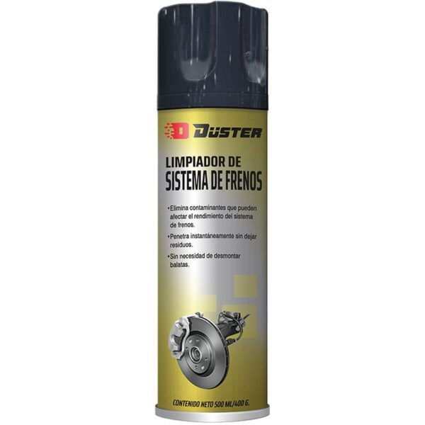 Paquete de Limpiador de Sistema de Frenos Duster Aerosol 500 ml